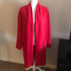 Keith Red Midi Coat (duster coat)